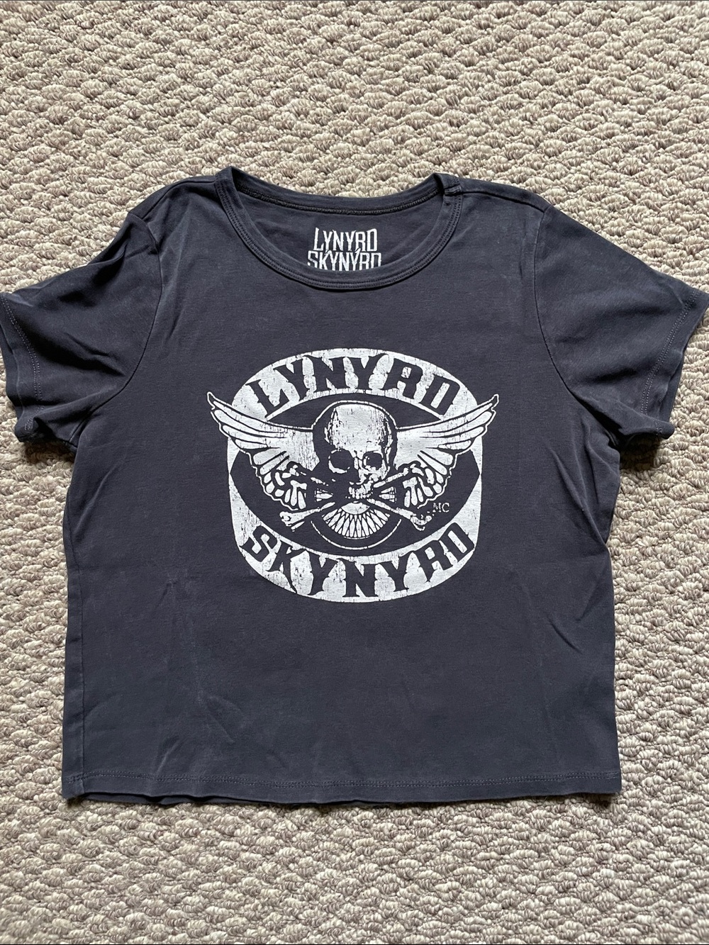 Lynyrd skynyrd crop top baby doll t shirt